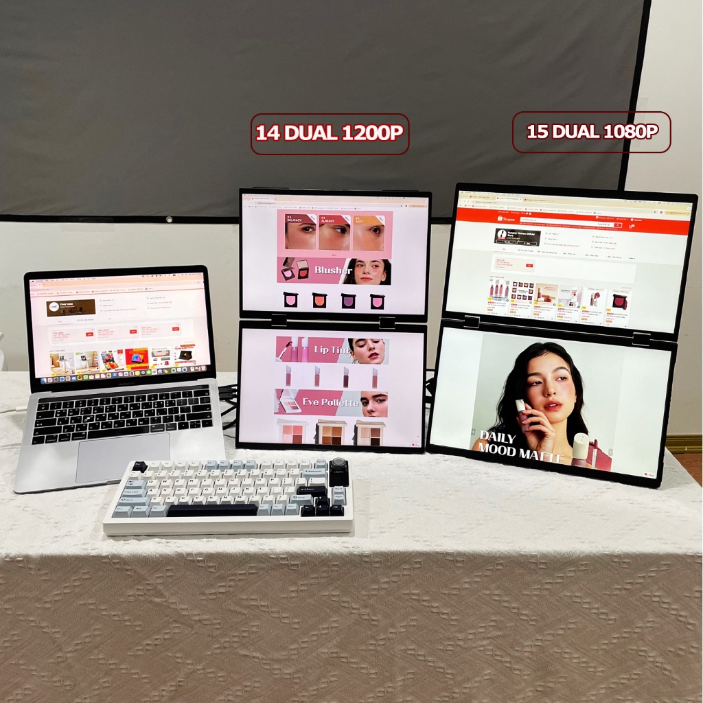 [NEW] BOE Màn hình đôi di động Dual portable screen chính hãng - 14 inch | BigBuy360 - bigbuy360.vn