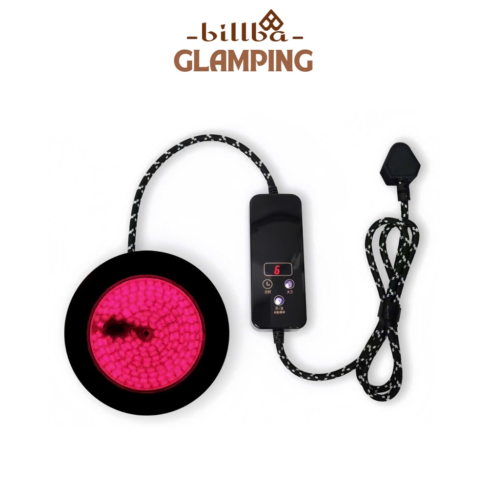 Lõi Bếp Hồng Ngoại Nấu Nước Pha Trà, Mặt Bếp Hồng Ngoại Tiện Dụng - Billba Glamping