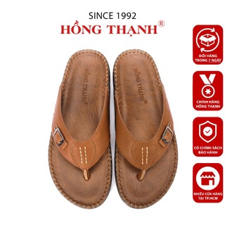 Dép Nam Xỏ Ngón HỒNG THẠNH Dép Kẹp Da Bò Tiện Dụng Đế Chống Trượt - 6373