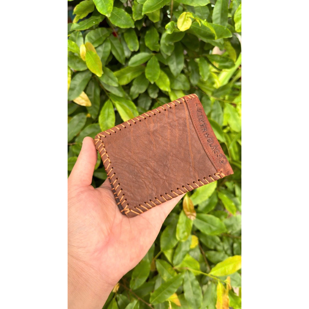 Ví da nam USA cao cấp - da bò thật, nhiều ngăn thẻ nhỏ gọn