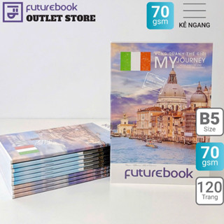 [SALE THANH LÝ] Vở kẻ ngang OUTLET FUTUREBOOK vở B5 ( LỐC 10) 200/120/80 Trang 80/70/60 GSM