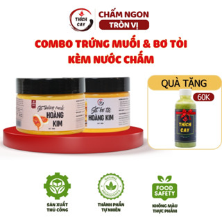 Combo 2 hũ sốt hoàng kim Thích Cay 150g kèm Nước chấm ớt xanh mù tạt 120ml