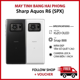 Điện thoại Sharp Aquos R6 (SPX) RAM 12/128GB chip Snapdragon 888 5G camera 20.2MP LEICA