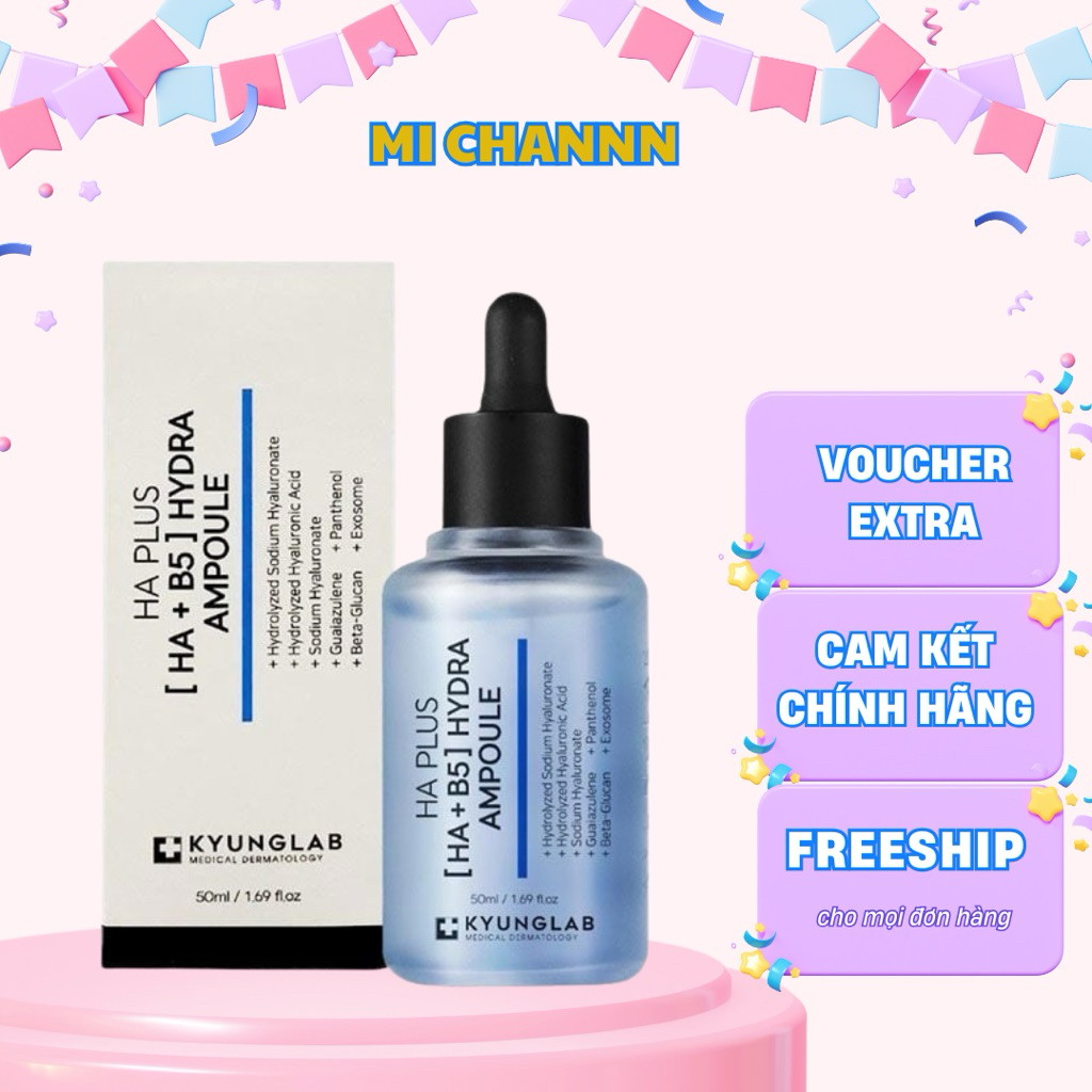 Serum Cấp Ẩm Phục Hồi Serum HA + B5 Hydra KYUNGLAB Căng Bóng Da