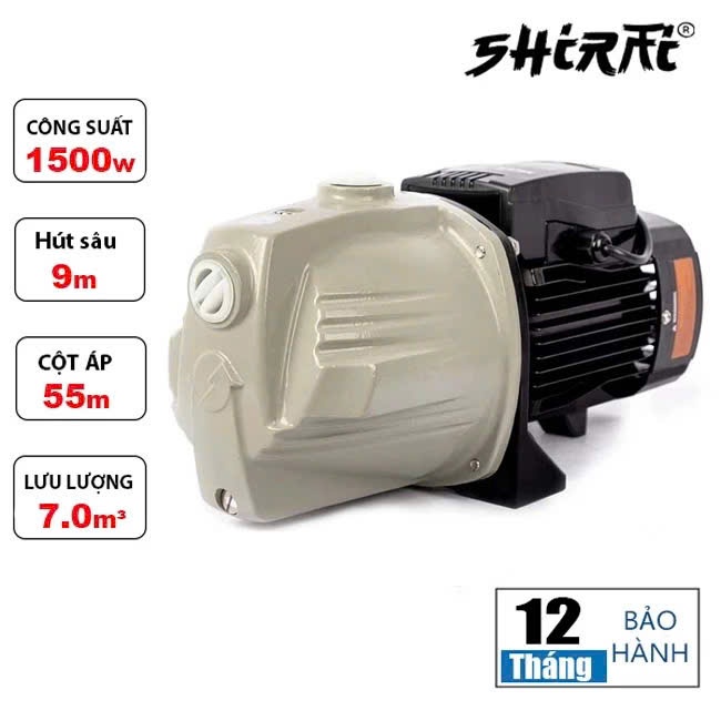 ⚡Máy Bơm Đầu Lợn Shirai JLM 135-1100S (1100W)-JLM 159-1500S (1500W)