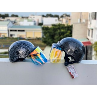  Nón Bảo Hiểm Nửa Đầu Chính Hãng Camry kèm kính bogo chắn gió chắn bụi chắn mưa 