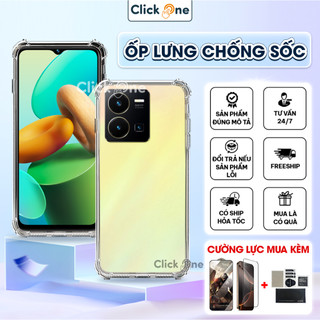 Ốp lưng Vivo Y35 Silicon dẻo trong chống sốc 4 cạnh bảo vệ camera | ỐP LƯNG CHỐNG SỐC