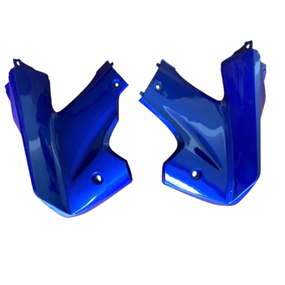Ốp ống yếm  màu Xanh cho xe Wave RSX110 (2010 - 2011), Wave S110 (2009 - 2010) nhựa nguyên sinh ABS