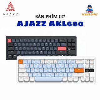 Bàn phím cơ Low Profile AJAZZ AKL680 không dây- Kết nối chế độ kép- Kết nối bluetooth