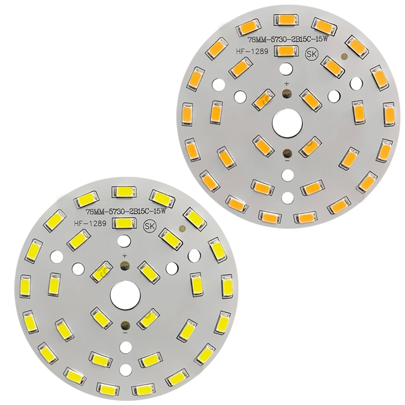 Led vỉ tròn 15w chạy qua chấn lưu
