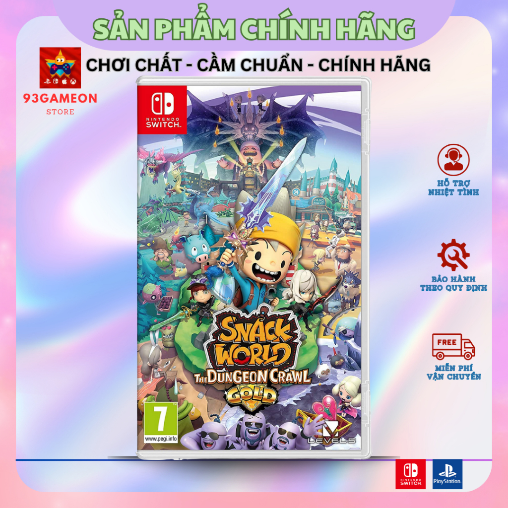 Băng game Nintendo Switch: Snack World The Dungeon Crawl Gold