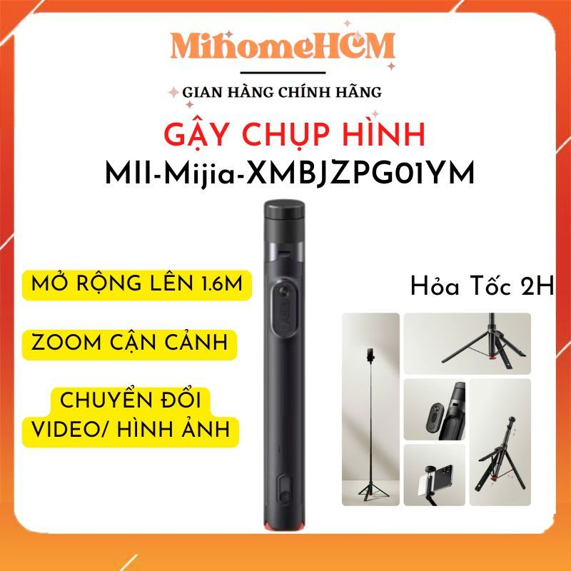  Gậy chụp ảnh tripod Mii Mijia XMBJZPG01YM | Gậy selfie zoom | chụp ảnh | tự sướng Bluetooth Selfie Tripod Stick1.6m 