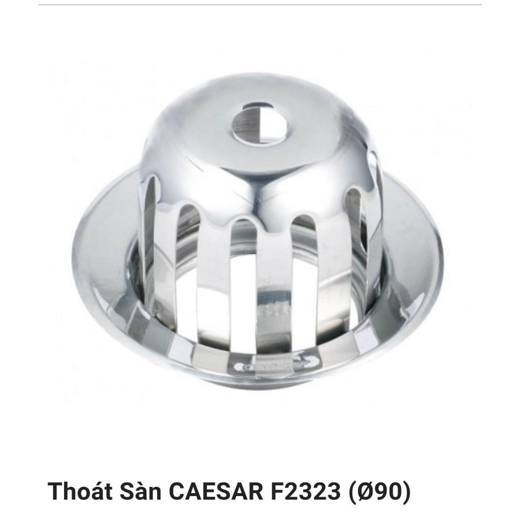 Cầu Chắn Rác CAESAR F2323A (Ø90) chính hãng
