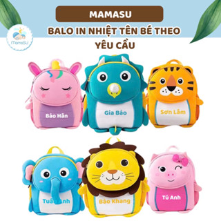 (THÊU TÊN) Balo Mẫu Giáo Thêu Tên Theo Yêu Cầu Cho Bé Balo Đi Học Cho Bé Balo Tochang