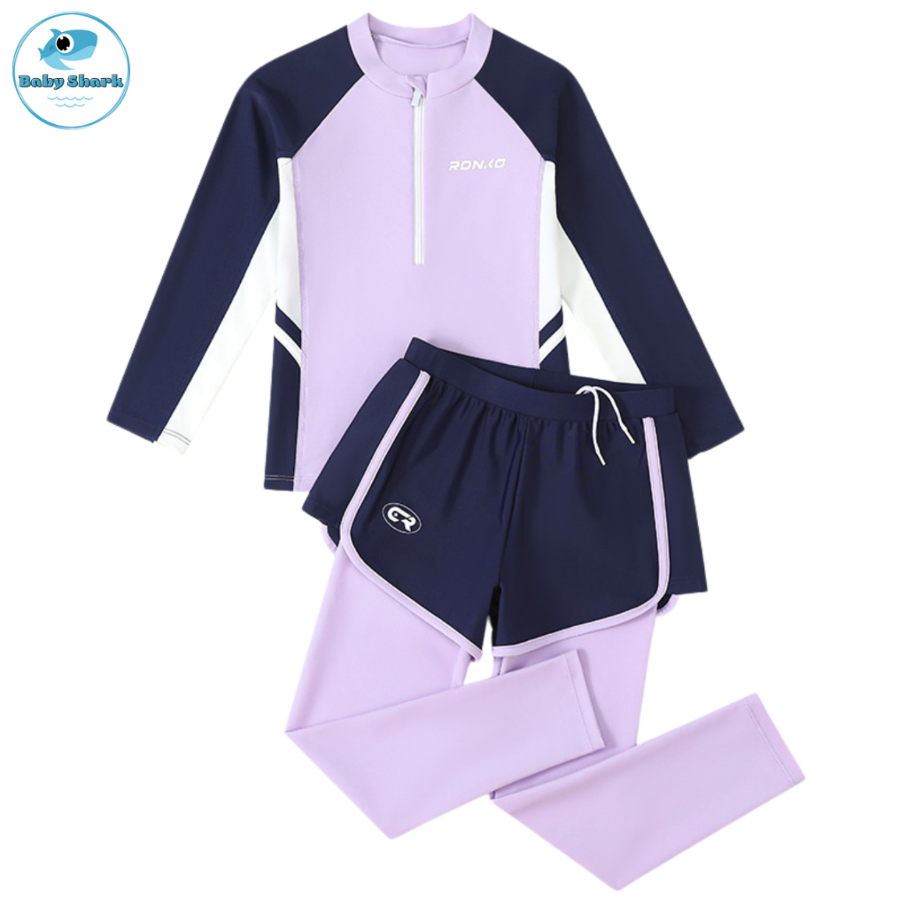 Đồ Bơi Trẻ Em Dài Tay Yidiqi - Phong Cách Hàn Quốc Babby Shark Shop G89