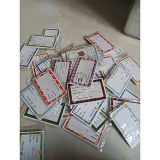 Combo 60 chiếc nhãn vở