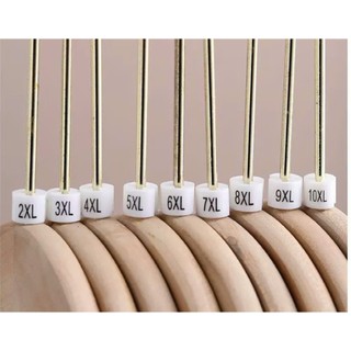 Miếng Giấy Dán Size, Decan Dán Size Số, Tờ 194 Miếng, Núm Size Gắn Móc