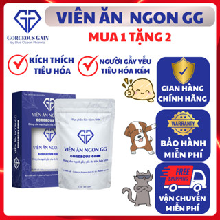 [Quà Tặng Dinh Dưỡng] Viên Ăn Ngon GG Hỗ Trợ Hấp Thu Cho Người Gầy . Cam Kết Chính Hãng 100%