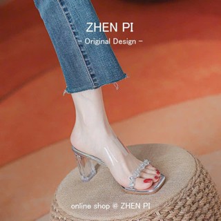 Giày nữ caoo gót 7 phân quai đá kết hợp mika êm mềm MÃ TT88