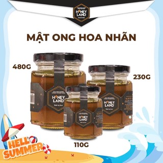  Mật Ong Hoa Nhãn Honeyland 110g-230g-480g Mật Ong Thiên Nhiên 