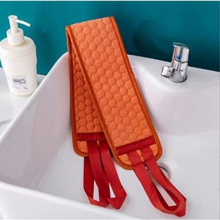 Khăn tắm tẩy tế bào da toàn thân cao cấp bông polyester - Màu ngẫu nhiên