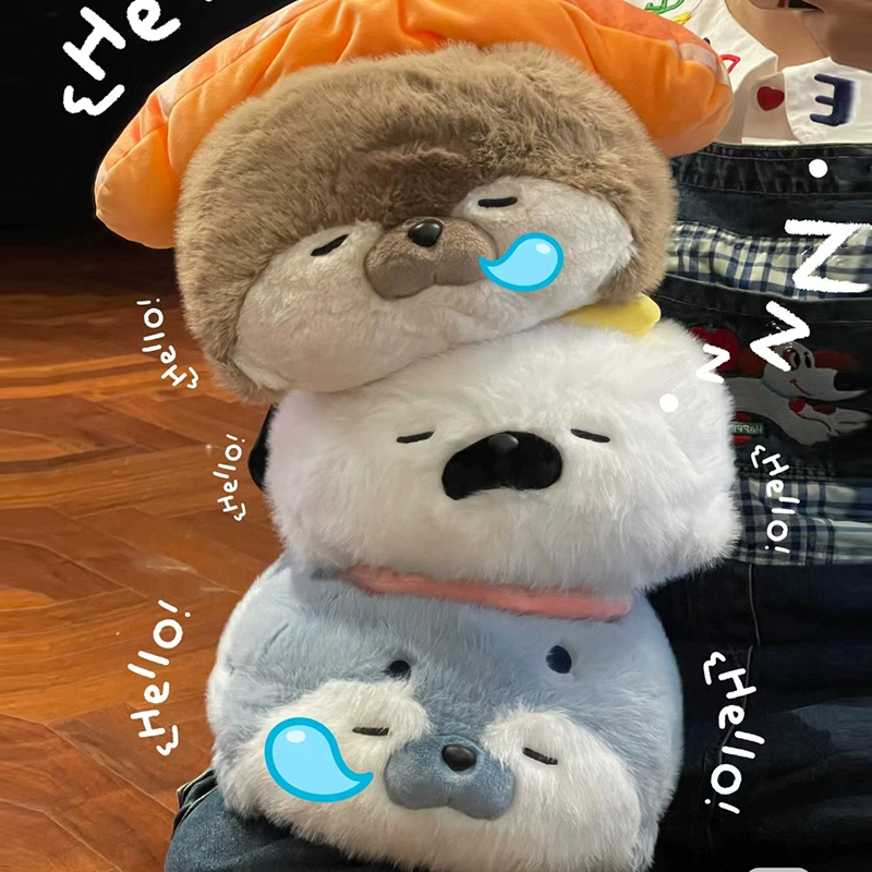 Gấu Bông Hải Cẩu Sushi Dễ Thương | Gối Ôm Mềm Mại 40/70cm | Quà Tặng Sinh Nhật, Valentine, Trang Trí Phòng Cực Xinh