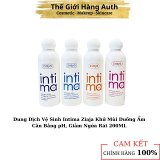 [Chính Hãng] Dung Dịch Vệ Sinh Phụ Nữ Intima Ziaja Chai 200ml Đủ Màu