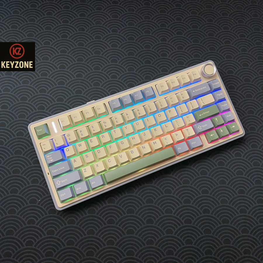 Bàn phím cơ không dây Aula F75 -  Linear và Silent - 3 mode kết nối - Hỗ trợ hotswap - Led RGB | BigBuy360 - bigbuy360.vn