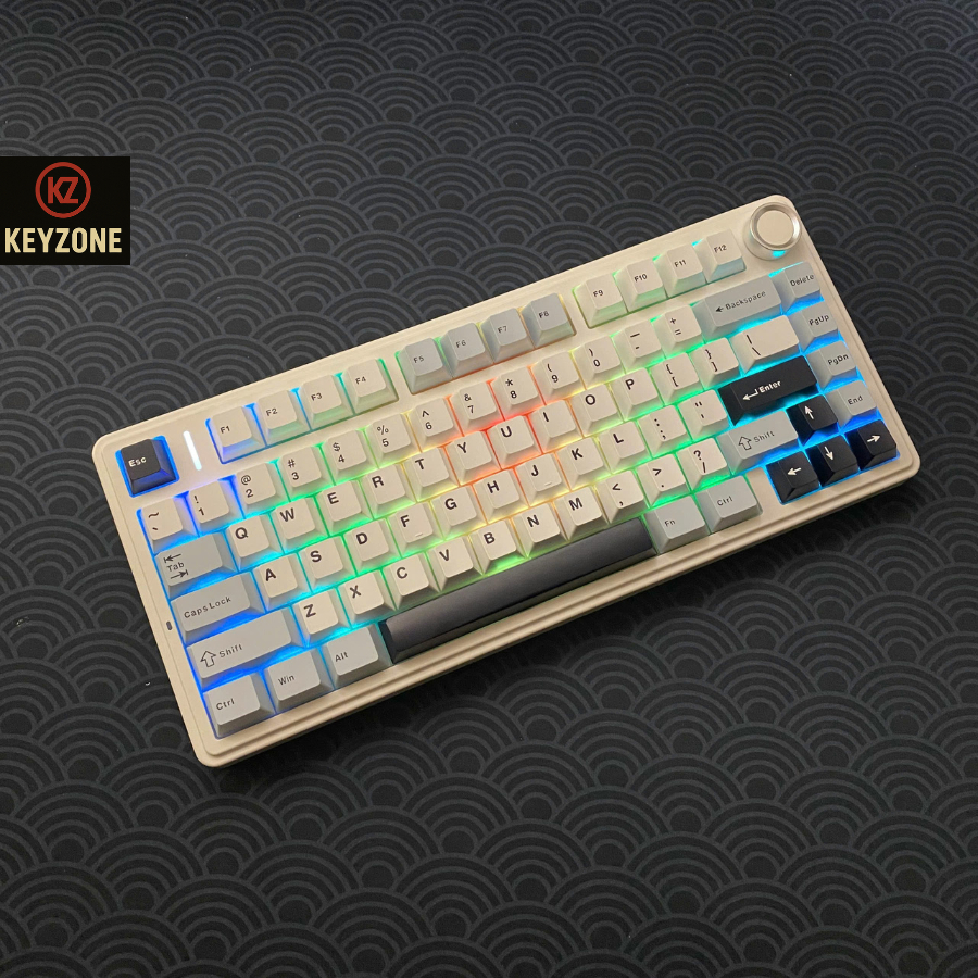 Bàn phím cơ không dây Aula F75 -  Linear và Silent - 3 mode kết nối - Hỗ trợ hotswap - Led RGB | BigBuy360 - bigbuy360.vn