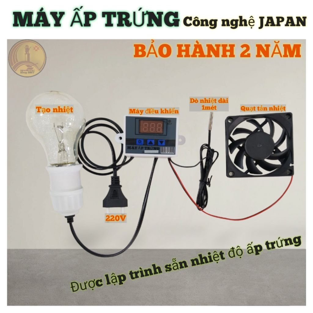 Combo 6 thiết bị làm máy ấp máy úm đơn giản