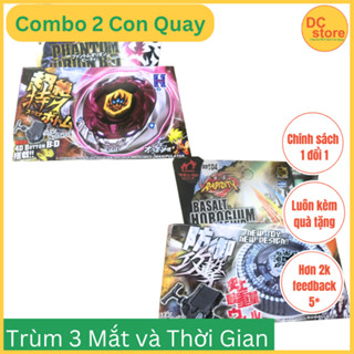  Combo 2 Con Quay Vô Cực Ba Mắt Và Trùm Thời Gian - Mẫu Quay Thịnh Hành Cho Bé Yêu 
