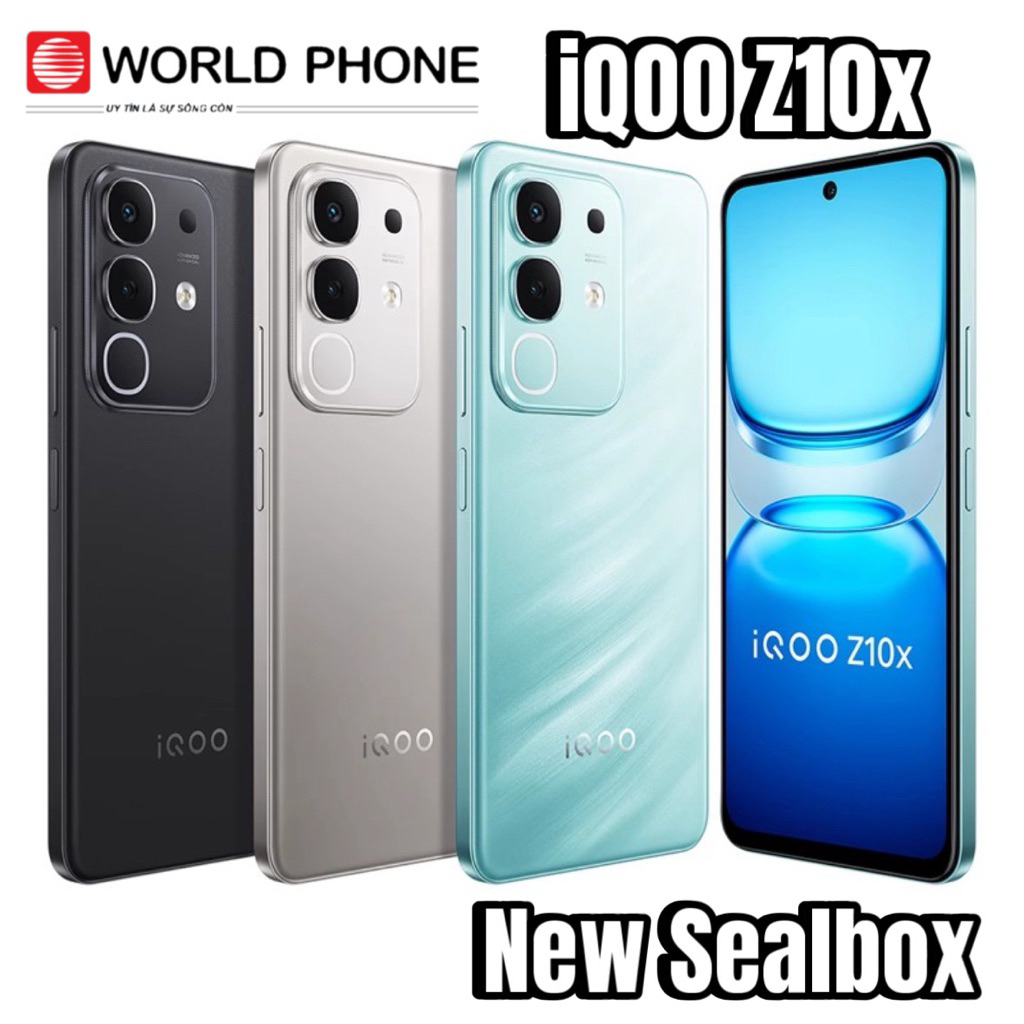  Điện thoại Vivo iQOO Z10x 5G bản nội địa mới 100% nguyên sealbox  vô địch phân khúc giá rẻ mới nhất 2025 