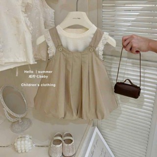 Váy bé gái, Set YẾM THÔ HÀN + Áo thun tăm ba lỗ đáng yêu cho bé gái từ 6-25kg [Vương My Kids]