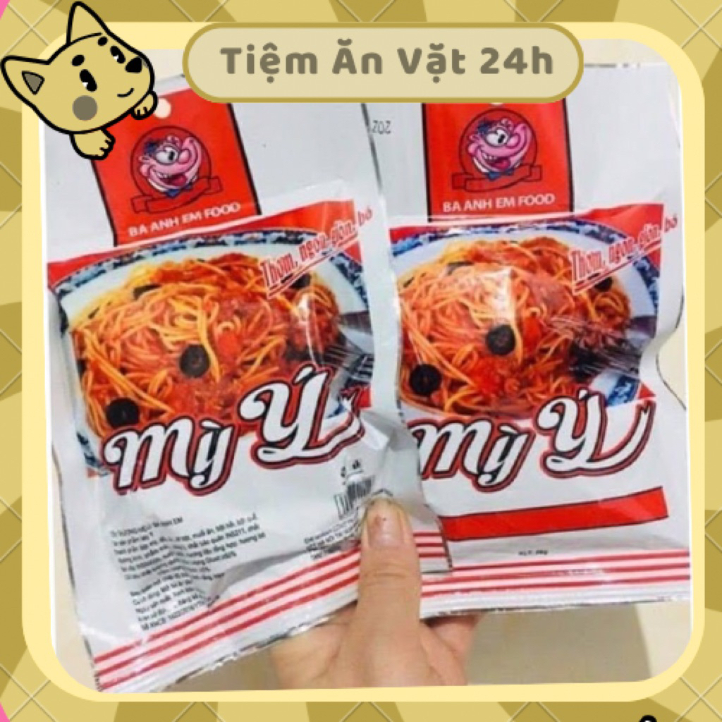 ( 10 gói ) Snack Mỳ ý Ba Anh Em foods