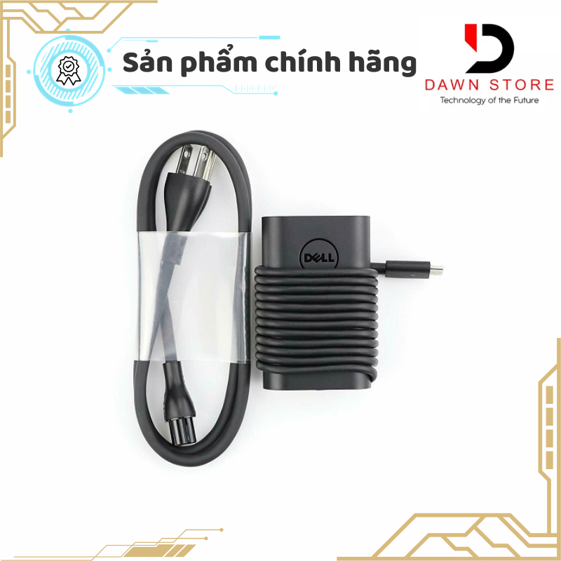 Sạc Laptop dell 65W Type C không nguồn