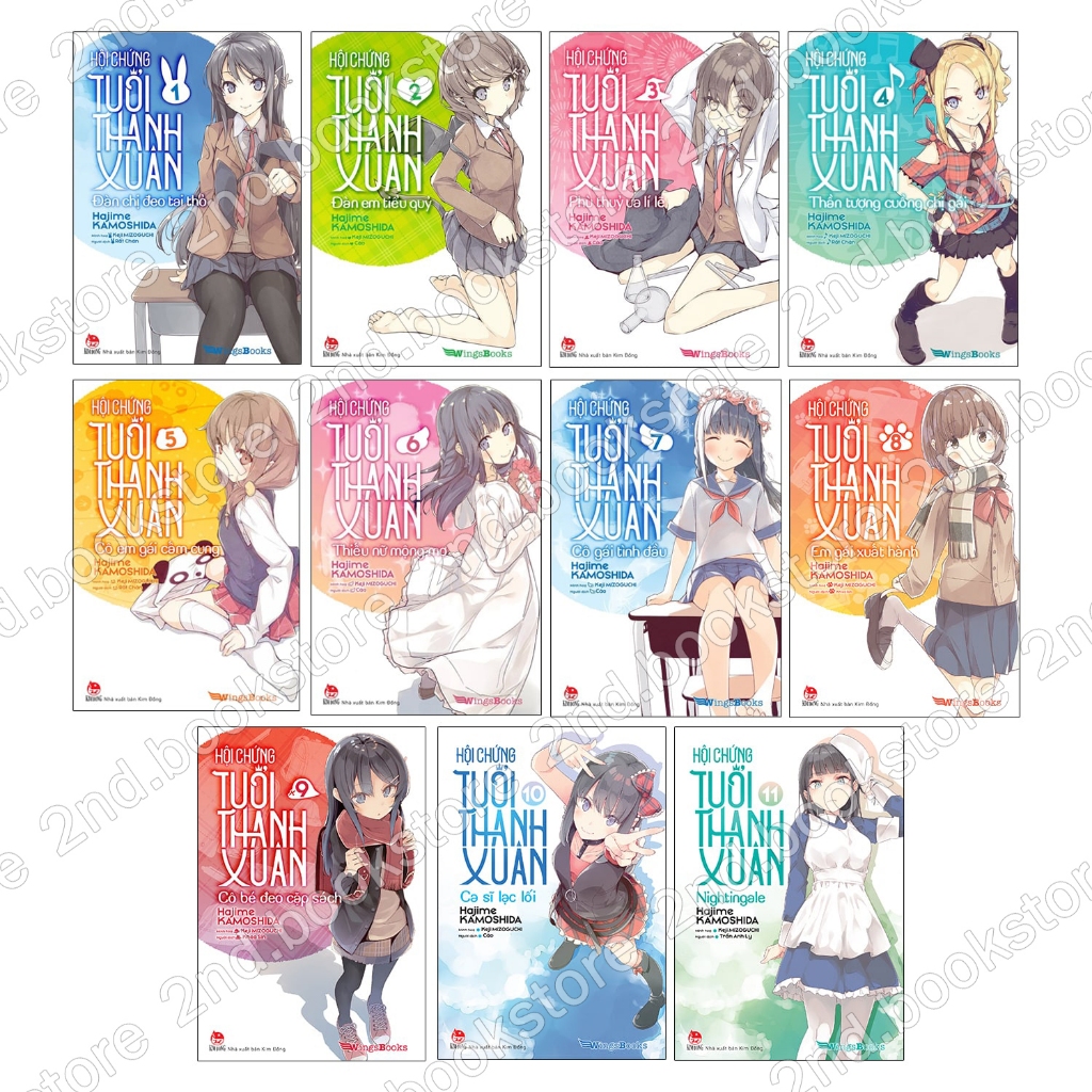 Truyện - Combo Hội Chứng Tuổi Thanh Xuân (Light Novel)