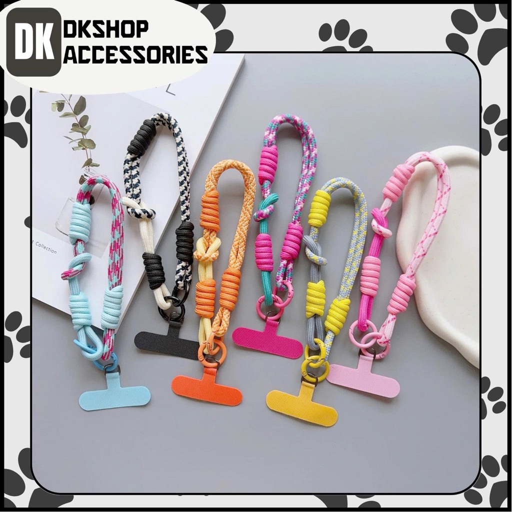 Dây Đeo Ốp Lưng Thời Trang DKshop – Dây Đeo Cổ Tay Điện Thoại Co Giãn, Chống Rơi, Nhiều Màu Cá Tính