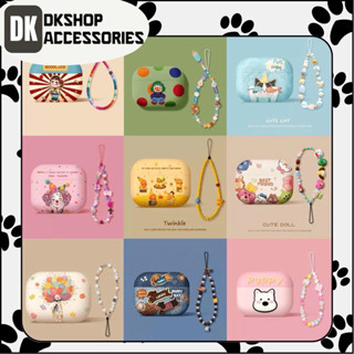 Hộp Đựng Tai Nghe Bluetooth Không Dây A.P Kèm Charm Siêu Xinh, Ốp Bảo Vệ Toàn Diện, Chất Liệu TPU Mềm Cao Cấp DKshop