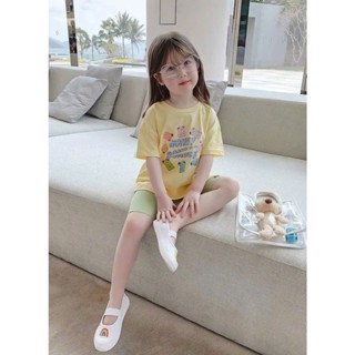 Sét  bộ quần đùi áo phông ( 3 MÀU HỌA TIẾT GẤU HONEY ) chất liệu  thoáng mát size 8-20 kg M99