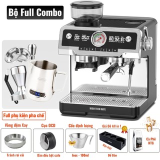  Máy pha cà phê CF08 tích hợp xay hạt cafe chức năng nâng cao DIY đánh bọt sữa chuyên nghiệp 