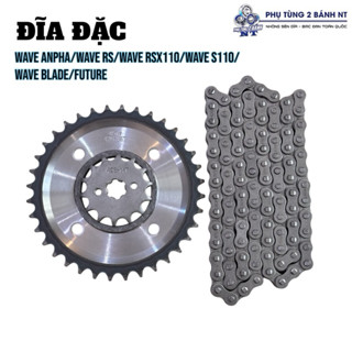 Nhông Sên Đĩa Wave Anpha đời mới, Wave RS, S110, RSX 110, Blade, Future 428-36T-14T-106 mắt