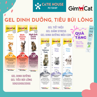 [HOẢ TỐC] Gel Gimcat Dinh Dưỡng cho mèo, Gel Tiêu Búi Lông, Giảm Stress, Gel Kitten, Gel Tiết Niệu