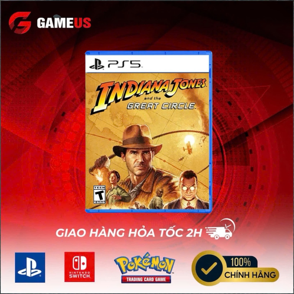 Đĩa Game PS5  Indiana Jones and the Great Circle