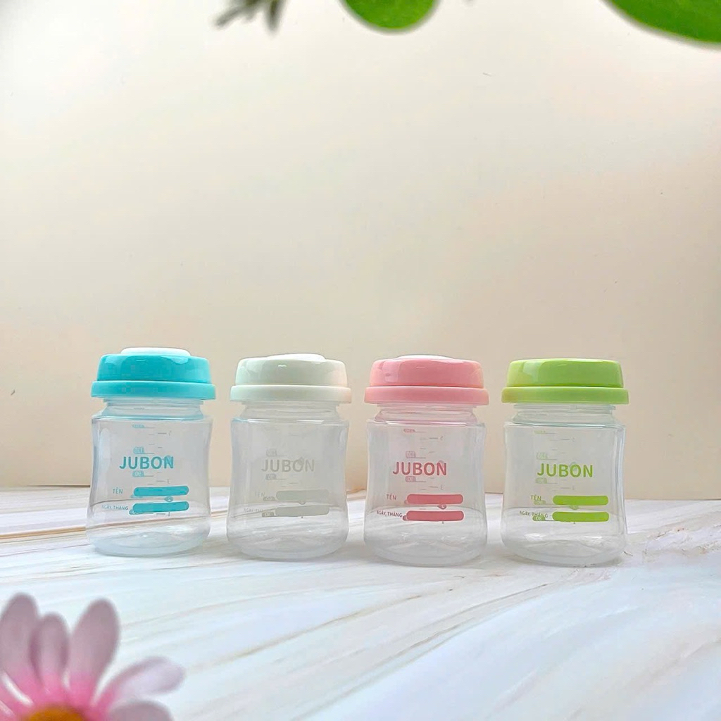 Set 3 bình trữ sữa Jubon 150ml cho bé
