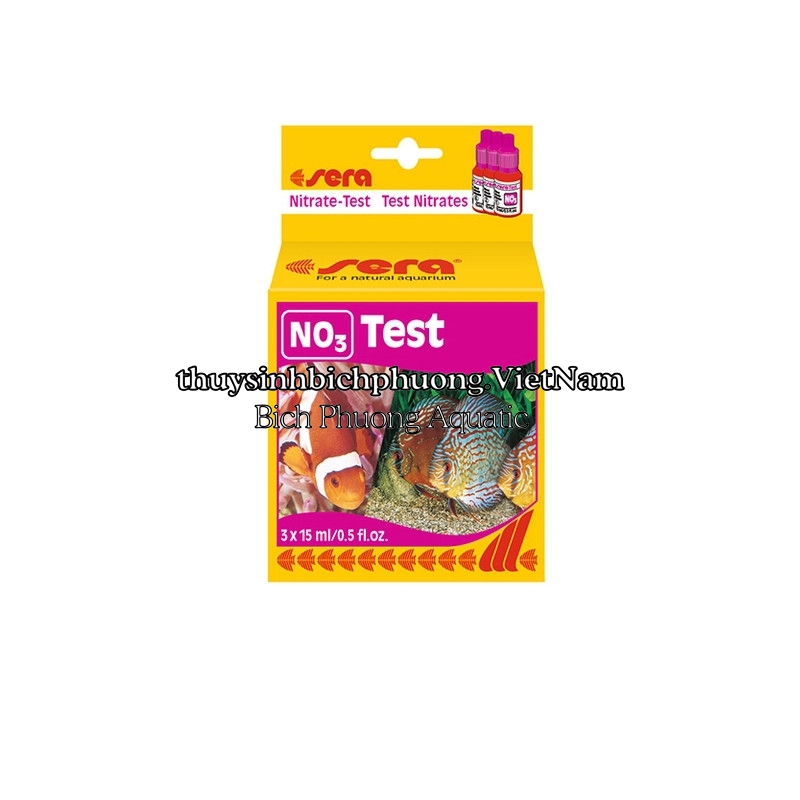 TEST NO3 SERA - DUNG DỊCH ĐO NỒNG ĐỘ NITRATE NO3 SERA ĐỨC | CHUYÊN KIỂM TRA CHẤT LƯỢNG NƯỚC HỒ CÁ