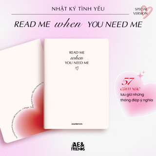 Nhật ký tình yêu "READ ME WHEN YOU NEED ME 2"- Scrapbook Handmade, Sổ tay DIY hành trình cho cặp đôi