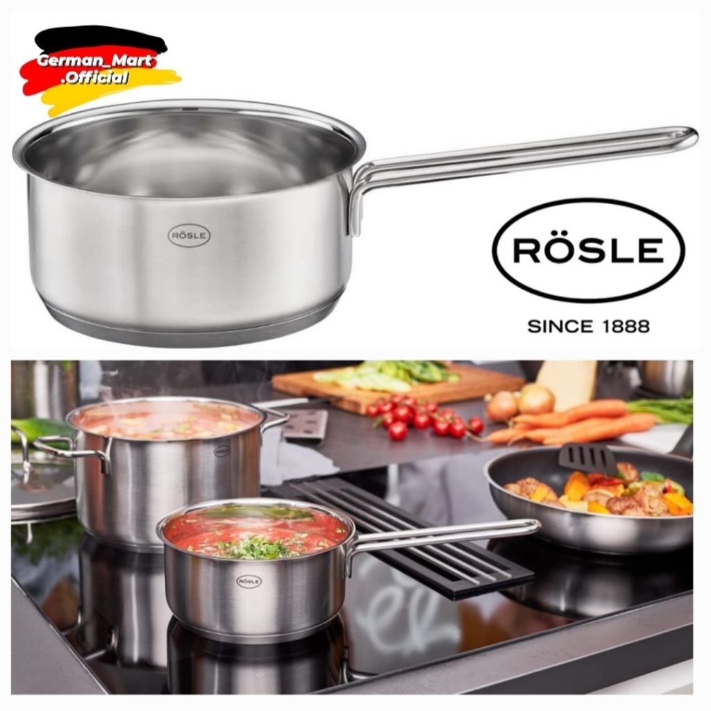 🇩🇪 QUÁNH INOX ROSLE BASIC LINE 16CM/ ZWILLING PICO 14CM - Đức (Không có vung nắp)