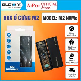 Box ổ cứng SSD M2 NVMe / M2 SATA  Jack USB - Hãng Glowy - Bảo hành 12 tháng !!