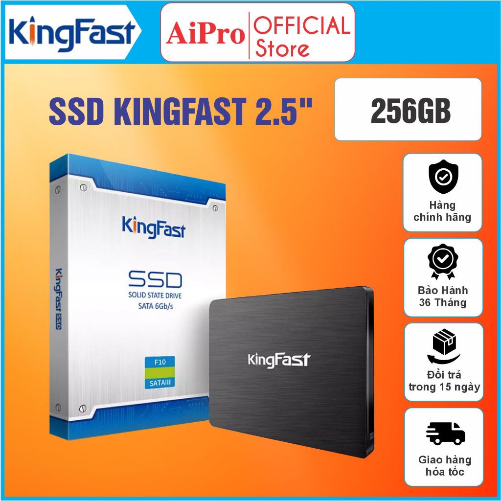 Ổ cứng SSD Glowy / Kingfast 128GB|240G|256G|512GB - SATA3 - Bảo hành 3 năm !!!