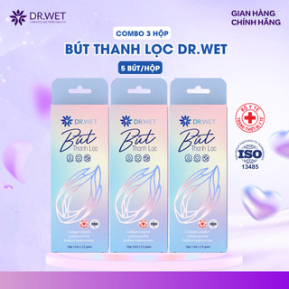  Combo 3 Hộp Bút Thanh Lọc DR.WET Đũa Thần Inner Gel Thanh Lọc Trẻ Hoá Vùng Kín - Hộp 5 Bút 